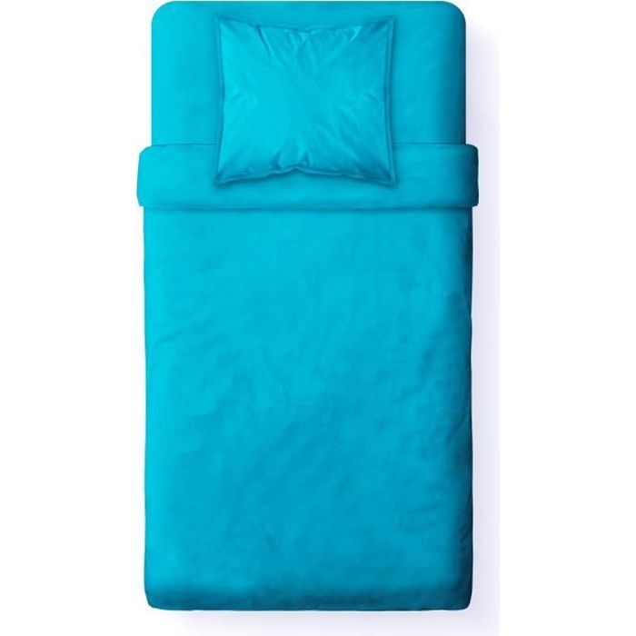 TODAY housse de couette 100% coton - 140x200 cm - Mer du sud TODAY