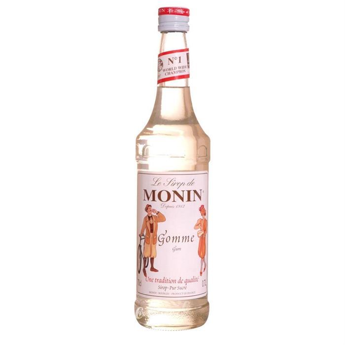 Bouteille de sirop Monin gomme