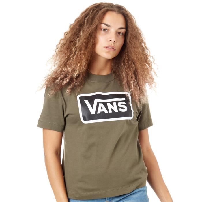 Tee shirt Femme Vans Boom Boom Boxy Grape Leaf