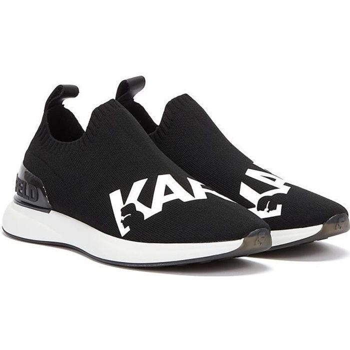 Karl Lagerfeld Finesse Legere Lo Logo Baskets Noires Pour Femmes - EU 37