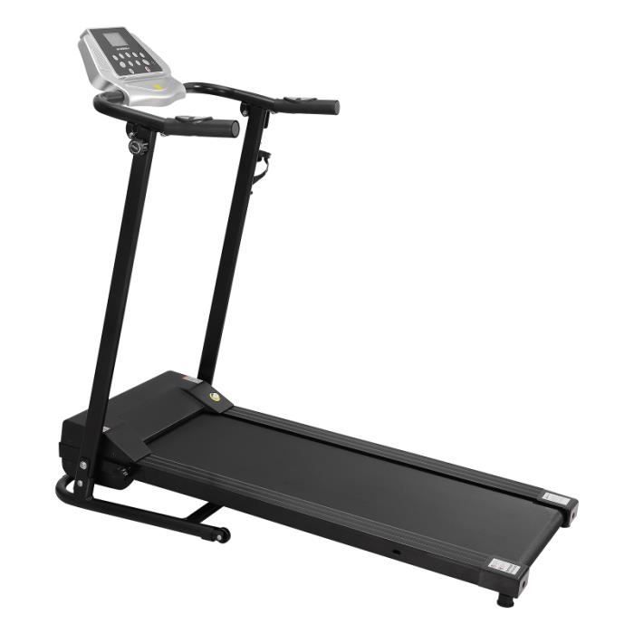 Tapis Roulant Électrique Portable - 1-10km/h-écran LCD-1.5HP- Charge maximale100kg -Dortoir Home Gym