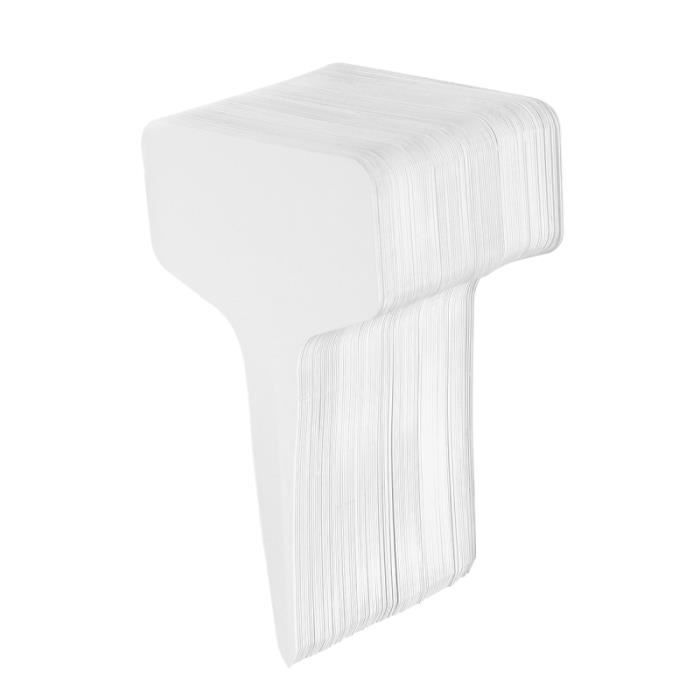 100 pièces étiquettes de jardin en plastique étanche plante de type T marqueurs de bâton pour ETIQUETTE PLANTE - MARQUE PLANTE
