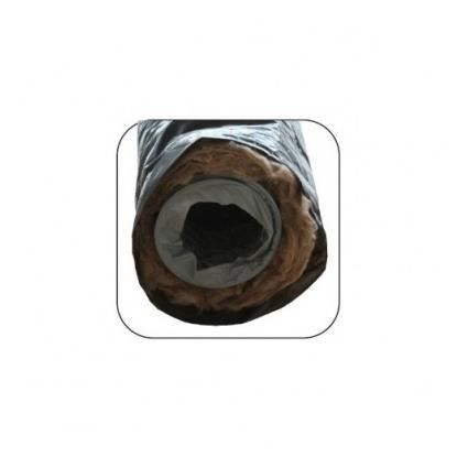 Gaine PVC isolée 50 mm Ecosoft Unelvent 6 Métres diam 80mm - 80 mm