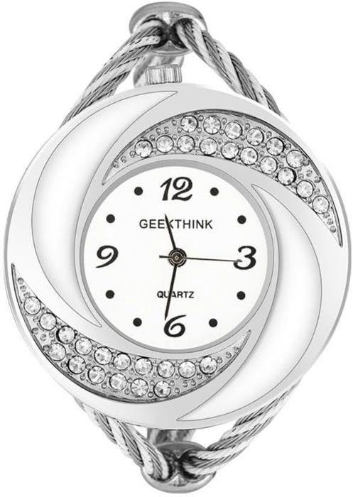 Montre Bracelet Homme Quartz - Boîtier Alliage Noir, Cadran Strass - Bracelet Simili Cuir - Neuf Sans étiquette