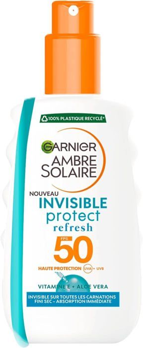 Ambre Solaire Invisible Protect Refresh Spray Protecteur Spray ...