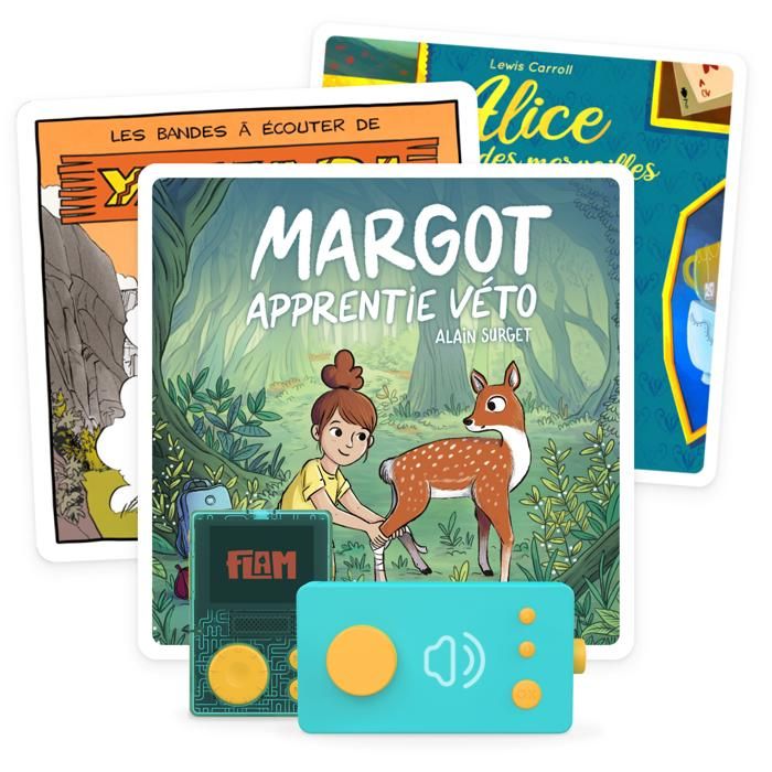 Lunii pack 3 livres audio interactifs Les héros pour Ma Fabrique à Histoires enfants 5-8 ans