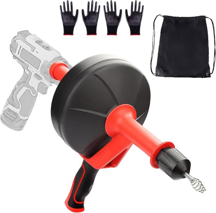Kit 2 Furets Déboucheurs Flexibles 90 Cm Et 200 Cm - Griffes à 4 Mâchoires, Pour Canalisations Cuisine Et Salle De Bain - 6