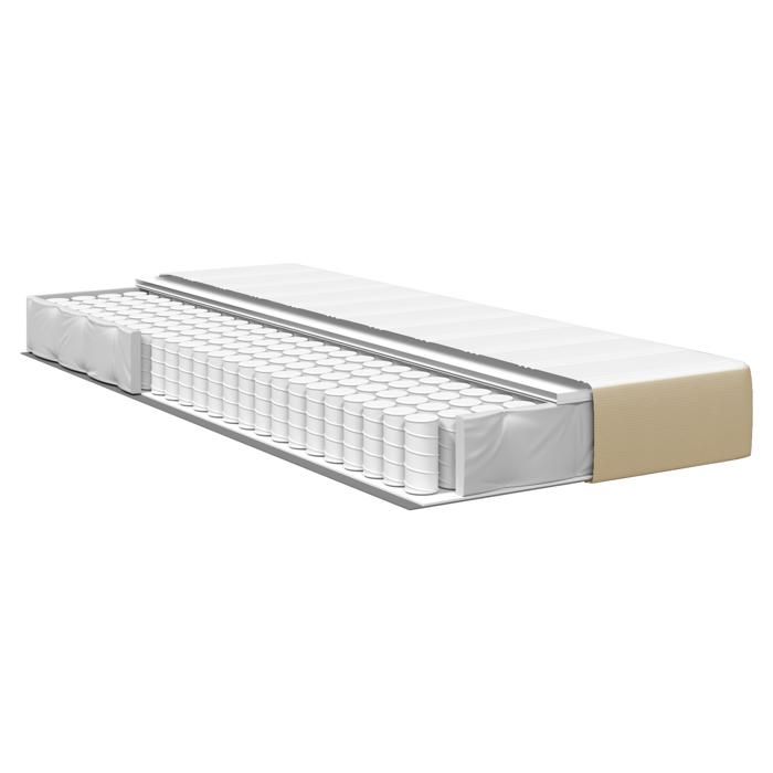 FAF-NEUF* Matelas à ressorts ensachés - densité incomparable - Vert clair Gris Moyen 90x190x20 cm Tissu JUIN633090 FAF-NEUF* Matelas à ressorts ensachés - densité incomparable - Vert clair Gris Moyen 90x190x20 cm Tissu JUIN633090