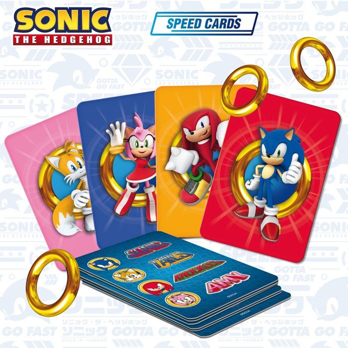 Sonic Jeu de Cartes de Vitesse Jeu de cartes LISCIANI Rapidité Univers Sonic