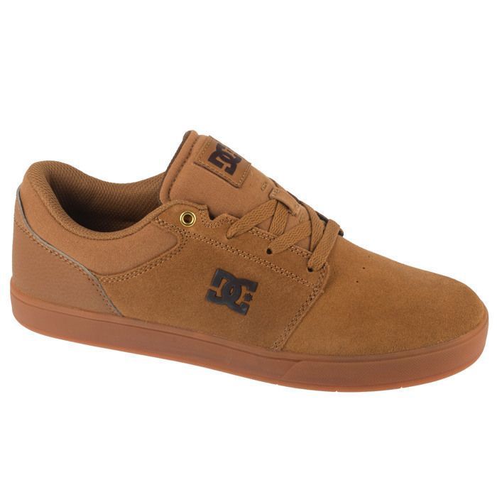 DC DC Shoes Crisis 2 — Baskets homme en daim marron