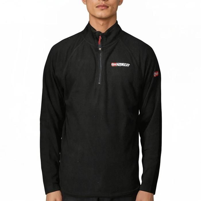 Veste Polaire 1/4 de Zip Noir Homme Geographical Norway Men 233 Veste Polaire 1/4 de Zip Noir Homme Geographical Norway Men 233