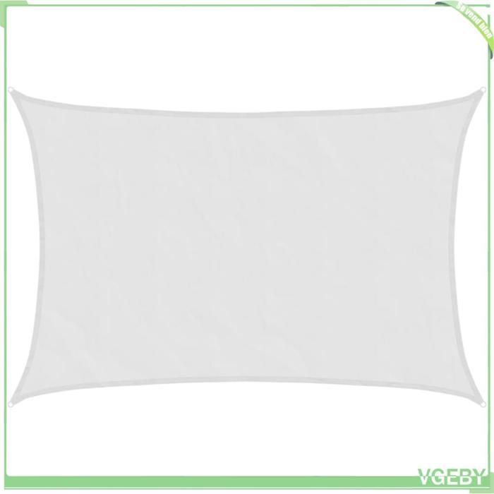 Voile dombrage - FAFEICY - 4000546 - 45x3 m - Gris clair - 100% polyester Oxford (revêtement PU)