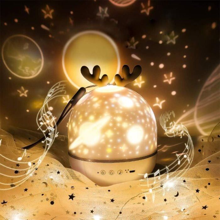 Lampe de projecteur etoile avec télécommande Elfe mignon projection avec minuterie rotative et téléc ACCESSOIRES FABRICATION MAISON