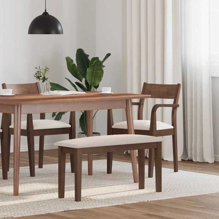 Banc dintérieur - vidaXL - Banquette intérieure(1 pc) - bois massif - marron - 90 cm@bry28f