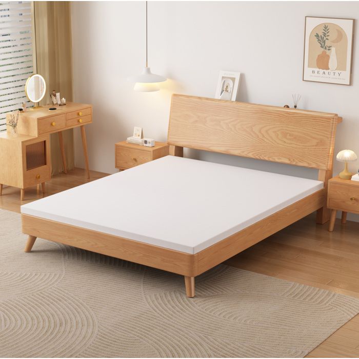 Matelas En Mousse H3 Blanc 140x200cm Matelas Fin FloraGrace Pour Chambre 2 Places Housse Dehoussable Lavable 140x200x5cm