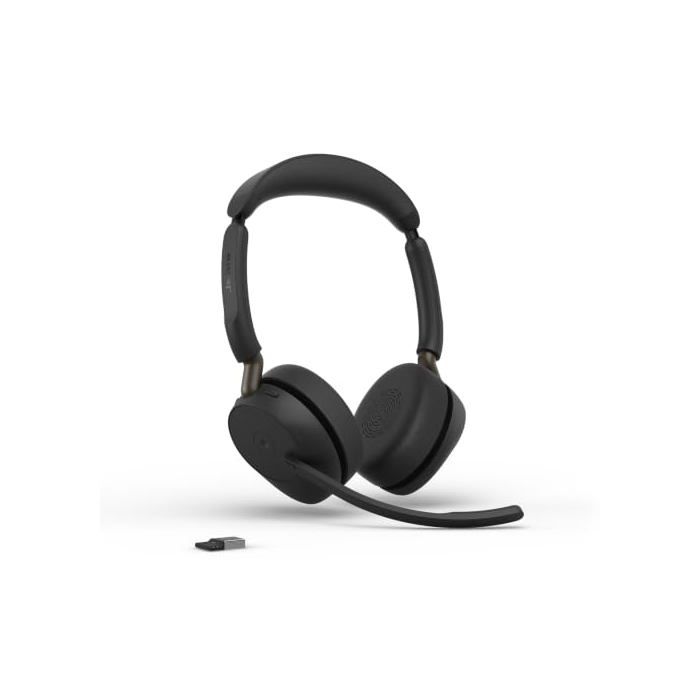 Auriculares Jabra Evolve3 65 sans fil Bluetooth avec réduction de bruit micro boom - vue 2