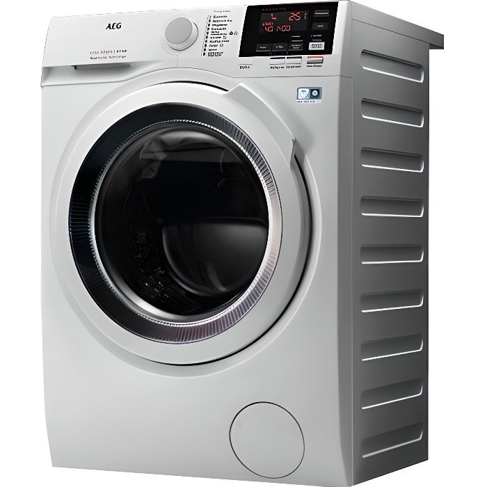 Machine à laver séchante AEG KOMBI 7000 Series L7WEE961 - Chargement frontal - 9 kg - 1600 tours/min - Blanc