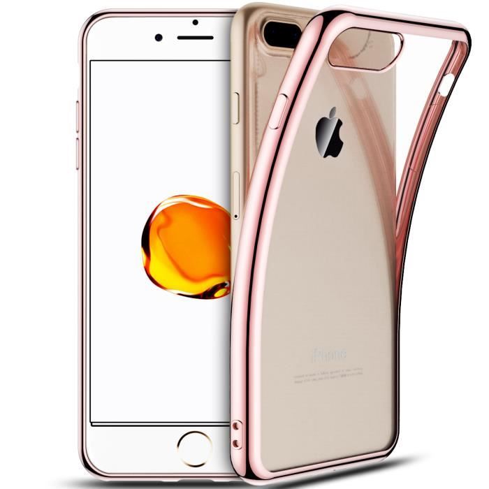 coque silicone iphone 7 plus rose