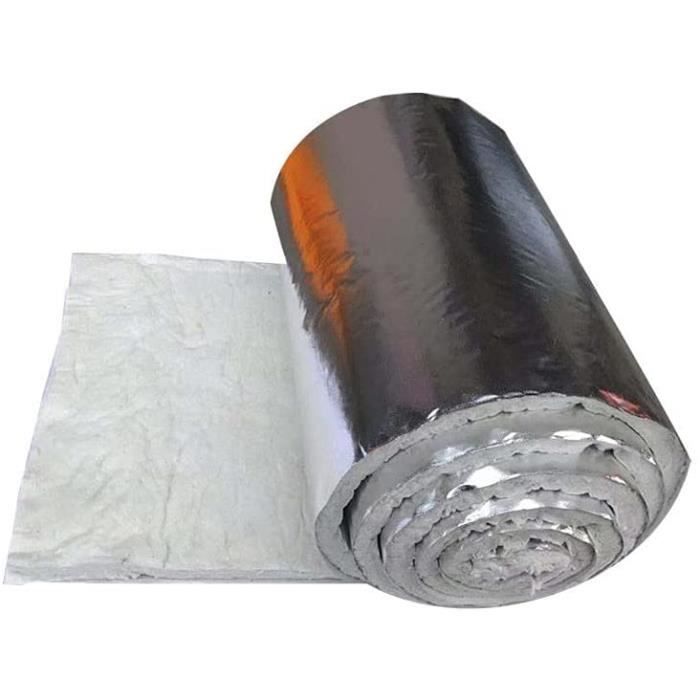 Tissu Ignifuge Fibre Céramique 1260°C - 2 Mm D'épaisseur - 0,5m X 1m - Sans Amiante - 2
