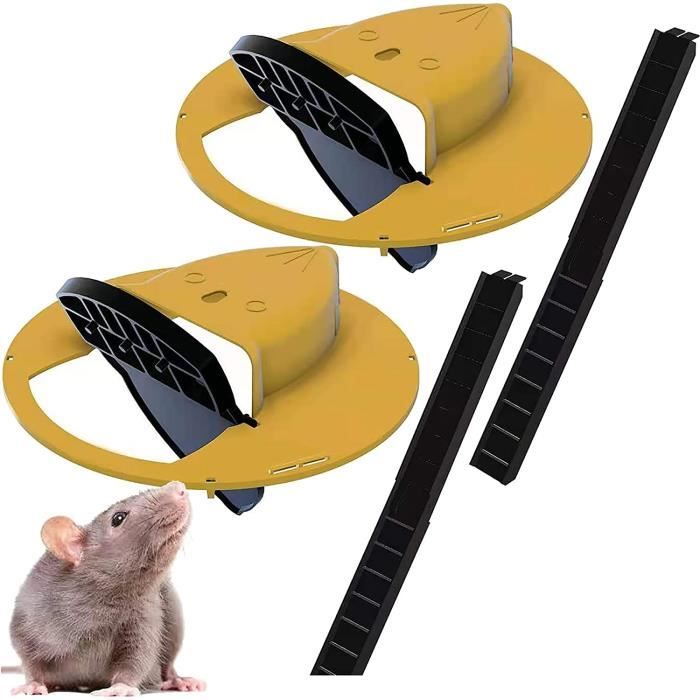 Xpieoyrm 6 Pièces Pièges à Souris Réutilisables - Clips Efficaces Sans Poison, Sensibles Et Sûrs Pour Maison Et Jardin