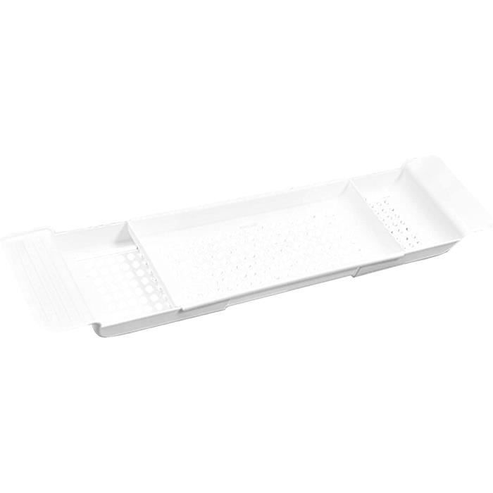 Plateau De Baignoire Rétractable En PP - Organisateur De Jouets Et Accessoires De Bain, Support De Rangement Extensible Jusqu'à 90 Cm
