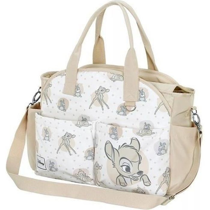 Sac à Langer Bambi Disney beige et blanc 44 cm - Cdiscount