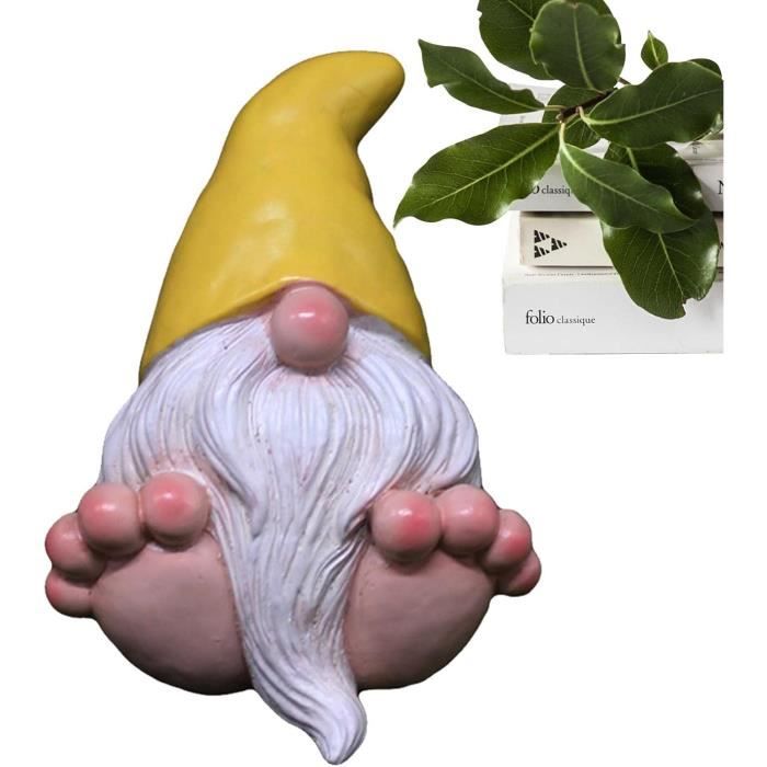 Better Office Products Statue De Nain De Jardin En Polyrésine Imperméable Et Résistante Aux UV - 30,5 Cm De Hauteur - Décoration De Porche (joueur De Football Musclé Avec Lumière Solaire Lumineuse