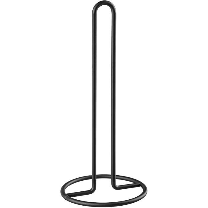 Porte-essuie-tout En Fer Forme Coq Coloré - Base Lestée Stable - 38x16,4 Cm - Décoration Cuisine - 8