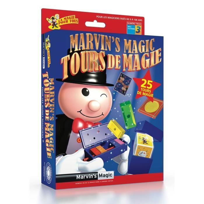 Marvin's Magic - Ensemble de Magie pour Enfants - Gamme de Magie Facile -  Comprend Une Baguette Magique, des Tours de Cartes et 292 - Cdiscount Jeux  - Jouets