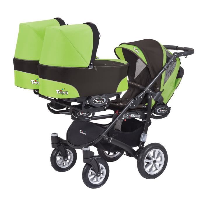 achat poussette triple