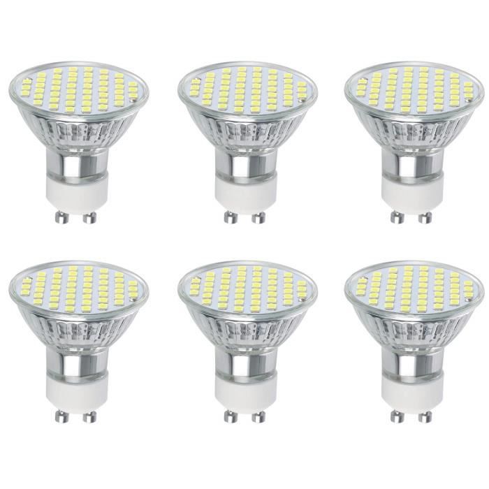 Osdue Ampoules Gu10 Led 3w Equivalent 30w Ampoule Halogene Blanc Froid 6500k 300lm 120 Larges Faisceaux Spots Led Lot De 6 Achat Vente Ampoule Led Cdiscount