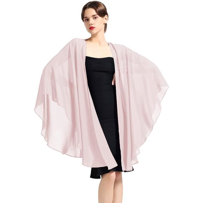 Étole Légère En Mousseline De Soie Pour Femme - 190x80cm - Foulard Châle Fluide Pour Mariage, Soirée, été