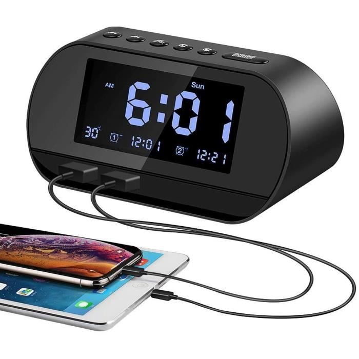 Aitsite Radio Reveil Reveil Avec Radio Fm Numerique Avec Double Port De Charge Usb Double Alarme Avec 5 Sons D Alarme Snooze 10 M Cdiscount Tv Son Photo Aitsite Radio Reveil Reveil Avec Radio Fm Numerique Avec Double Port De Charge Usb Double Alarme Avec 5 Sons D Alarme Snooze 10 M Cdiscount Tv Son Photo