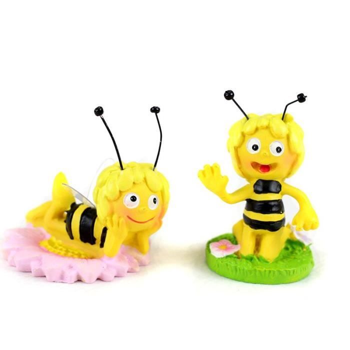 2 Sujets Maya L Abeille En Resine 4cm Cdiscount Maison