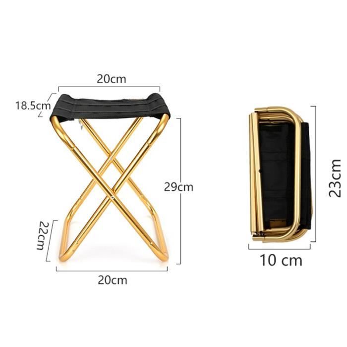Tabouret De Pique-nique, Mini Chaise Pliante Portable En Alliage D