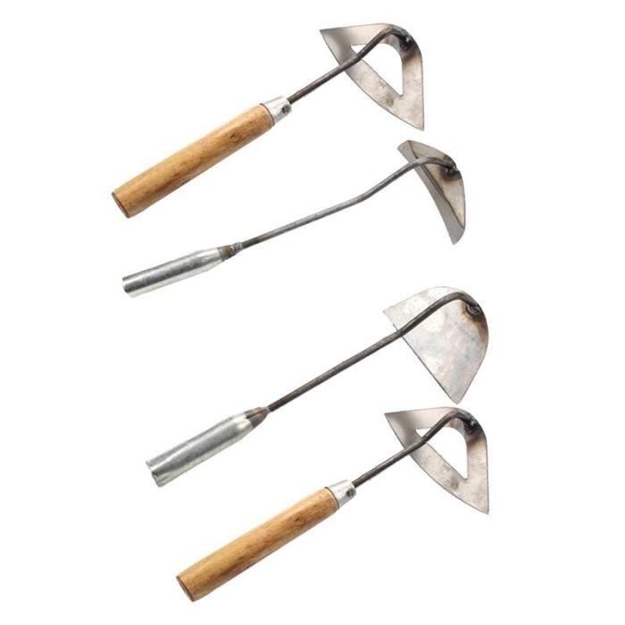 Binette Triangulaire Robuste En Acier Manganèse - Outil De Jardinage Professionnel Pour Désherbage, Creusage Et Plantation