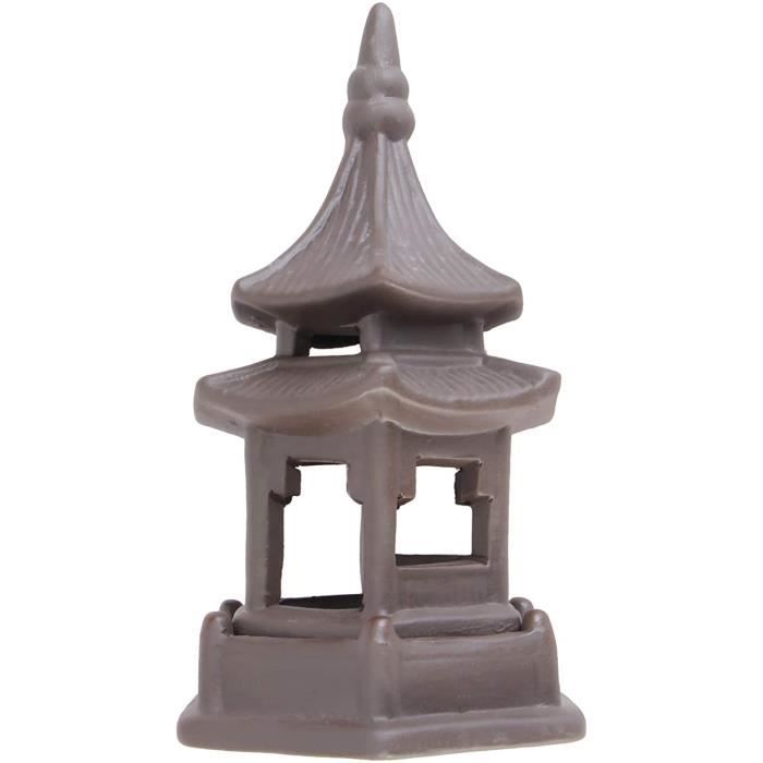 Miniature Pagode Statue Fée Jardin Figurines Zen Jardin Pagode Chinois