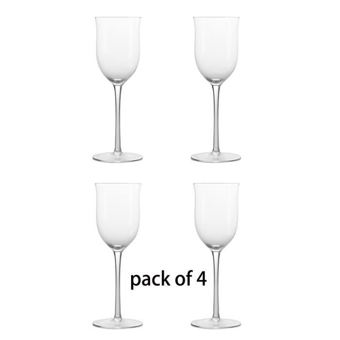 Alpina - Shaker à cocktail 500 ML avec 4x verres à cocktail Martini 220 ml