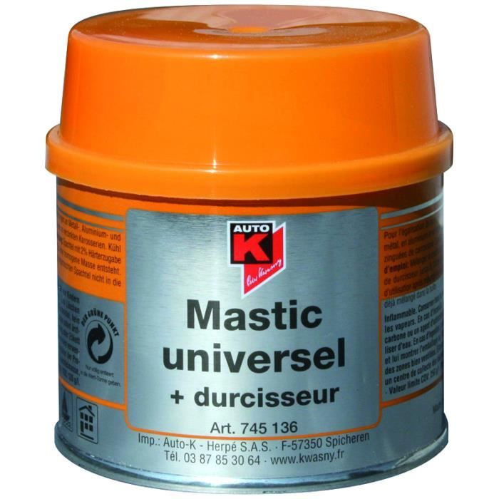 Mastic Universel + Reboucheur - Réparation fer