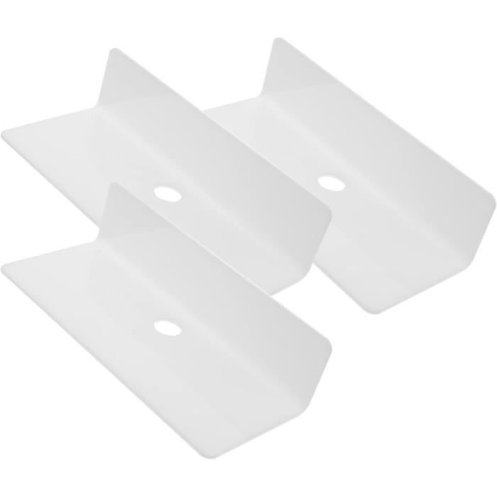 Lot De 2 Supports à Livres En Acrylique Transparent - 15x10 Cm - Présentoir Pour Bibliothèque, Bureau, Vitrine