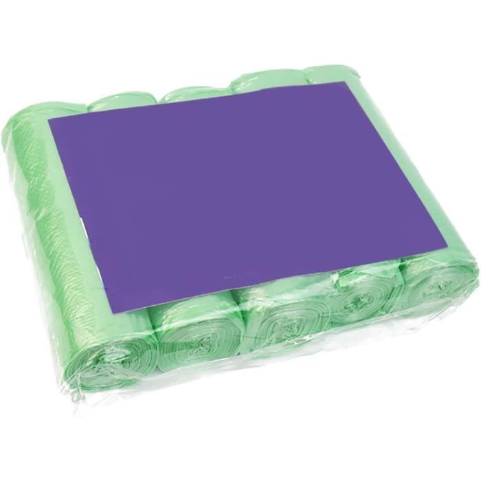 110 Sacs Poubelle 4,7 Litres - Transparents, Solides, Pour Salle De Bain, Bureau, Cuisine, Voiture