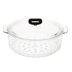 COOK WAY Cookway two element cuit vapeur en verre 20 cm couvercle - cristel