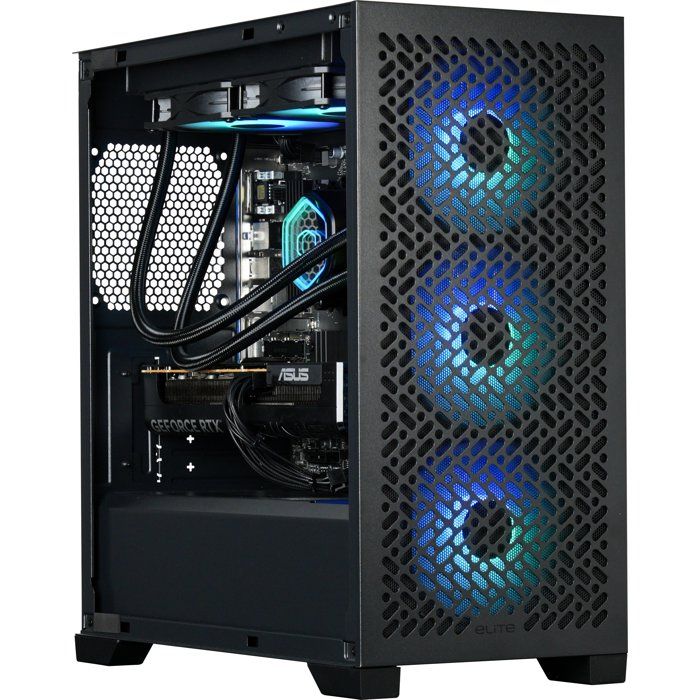 PC Gamer powered by COOLER MASTER - Sans Windows - AMD Ryzen 5500 - RTX 5060 - RAM 16Go RGB - SSD 480Go
