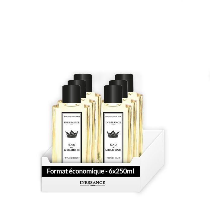 Éco Pack de 6 x Eau de Cologne Fraîcheur 250 ml