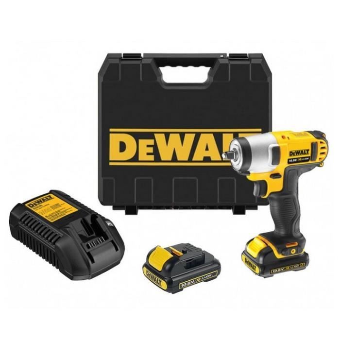 Dewalt Boulonneuse A Chocs A Batterie 10 8v 2x2ah Li Ion 3 8 130nm Dcf813d2 Achat Vente Visseuse Devisseuse Dewalt Boulonneuse A Choc Cdiscount