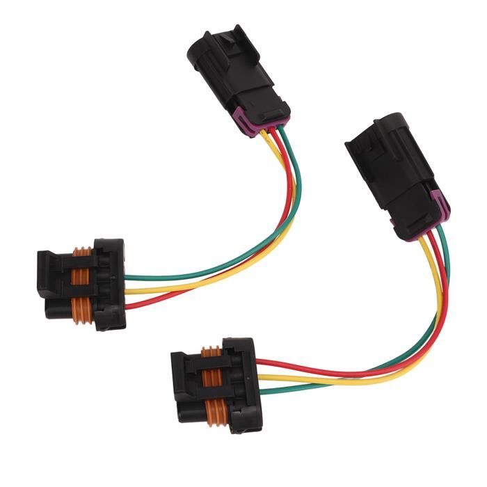 2 Faisceaux Câbles Conversion H1 Pour LED Phares - Adaptateur Connecteur