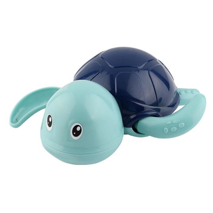 Drfeify Thermomètre de bain pour bébé en forme de tortue - Mesure de la température du bain et de la chambre - Design amusant et