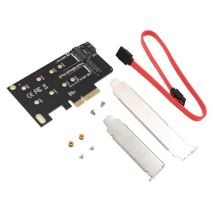 Carte D'extension M.2 Vers 5 Ports SATA 6 Gbps - Chipset JMB585, Pour Ajouter Des Disques Durs à Votre PC