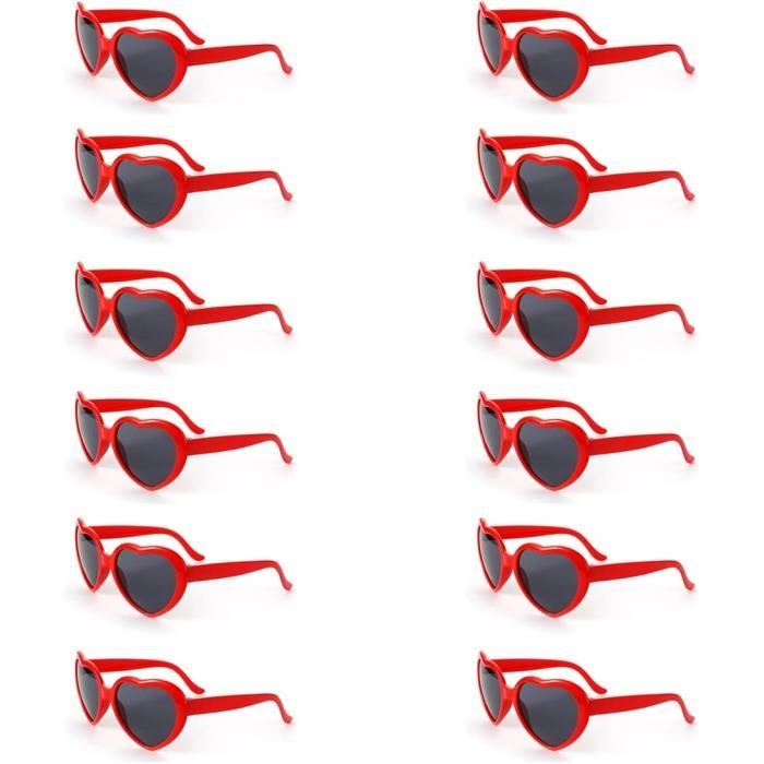 Lunettes De Soleil Coeurs Roses Lunettes Pour L'été Lunettes Forme De Anime Plat Image Dessinee Main 26298054