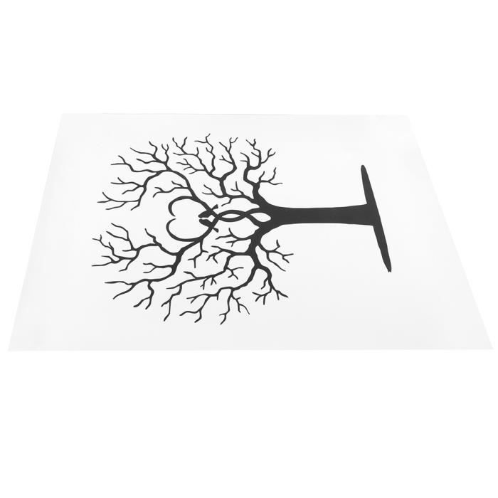 Arbre Empreintes Digitales DIY Guest Book - Toile Signature Mariage Anniversaire - Souvenir Unique